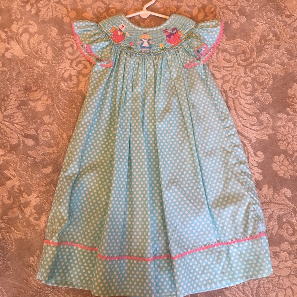 Anavini hand smocked dress.
