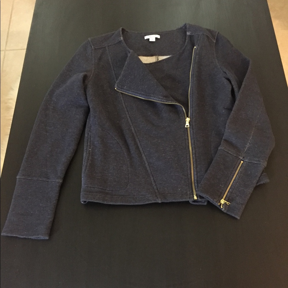 Sweater moto jacket
