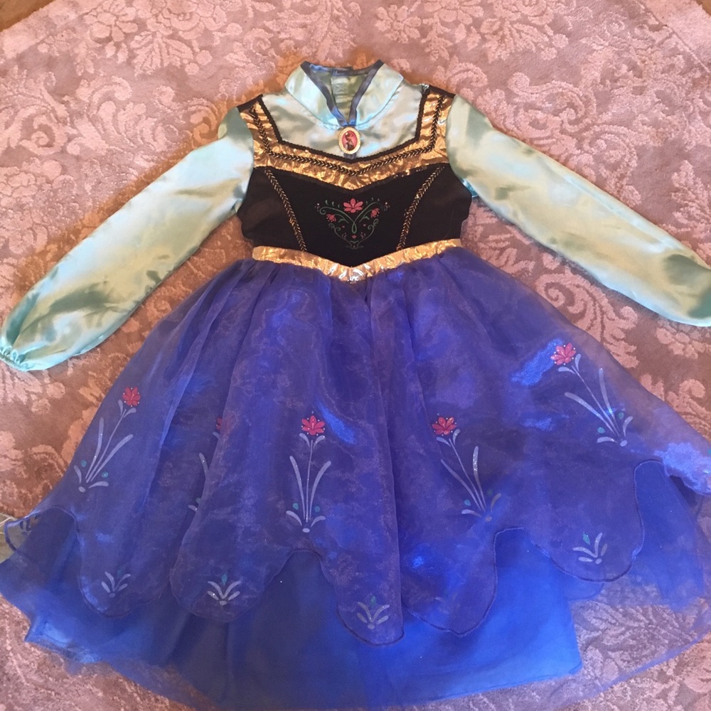 Frozen Anna dress from Disney store.