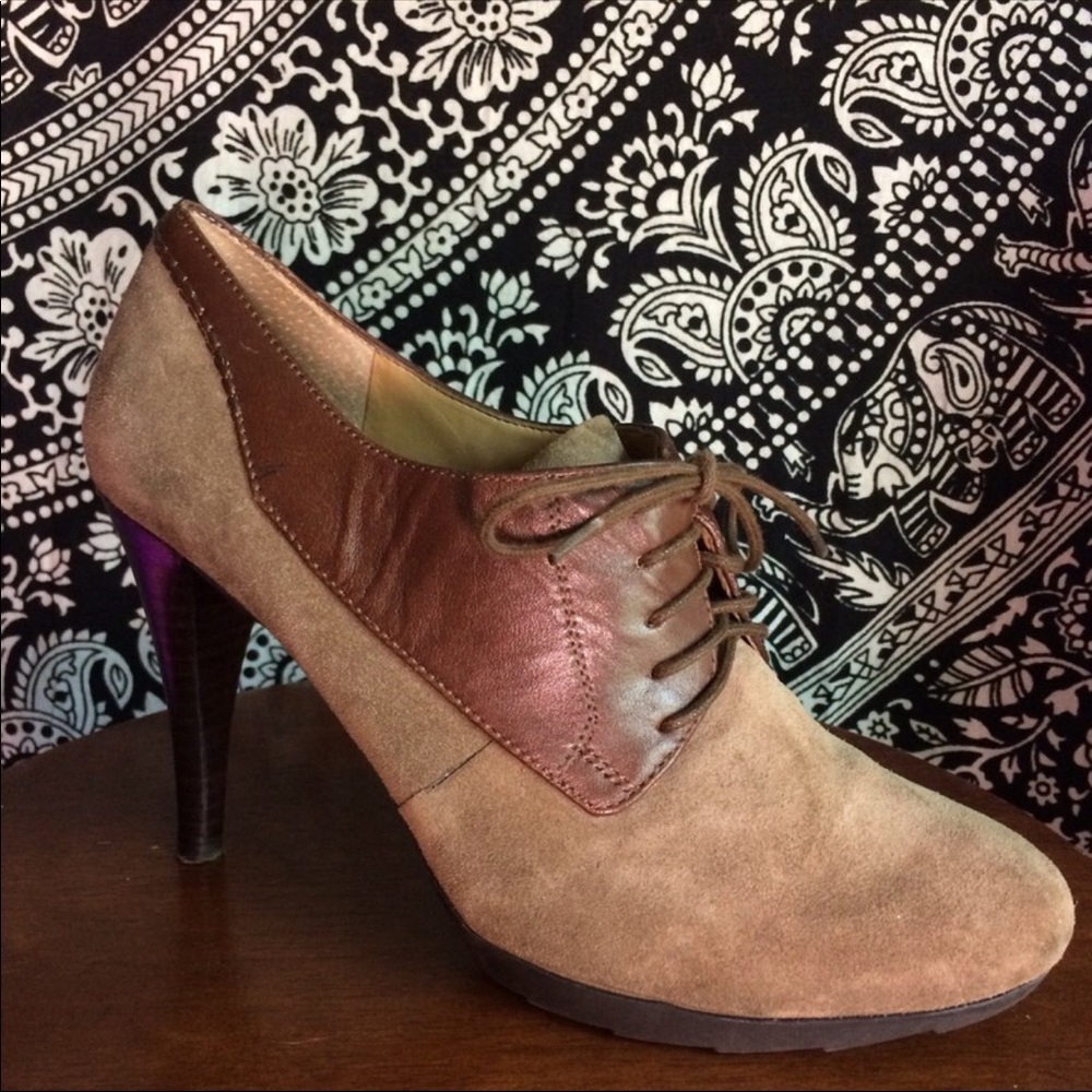 Nine West Lace-Up Booties