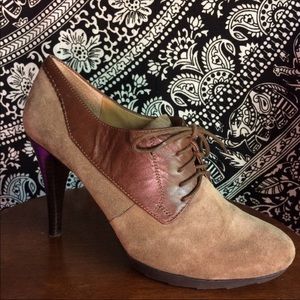 Nine West Lace-Up Booties