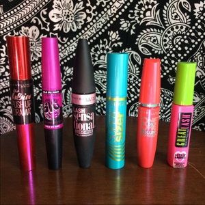 6 Maybelline/Covergirl Mascaras