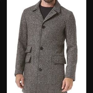 Designer Billy Reid, Single Breasted Overcoat (M)