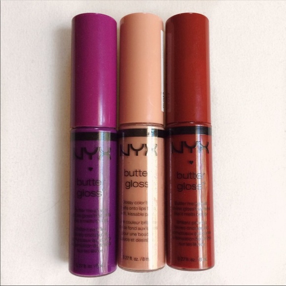 NYX Butter Lip Gloss 3pc Set - Picture 1 of 3