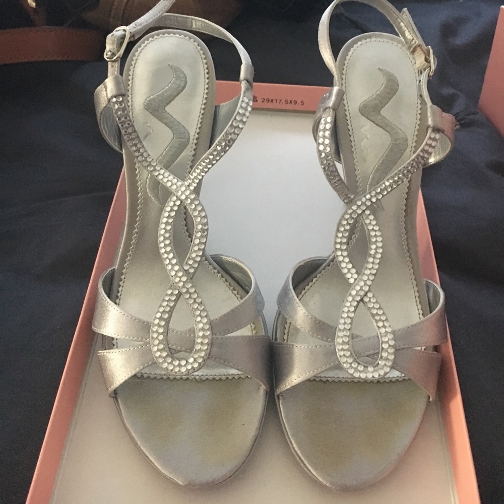 Silver heels