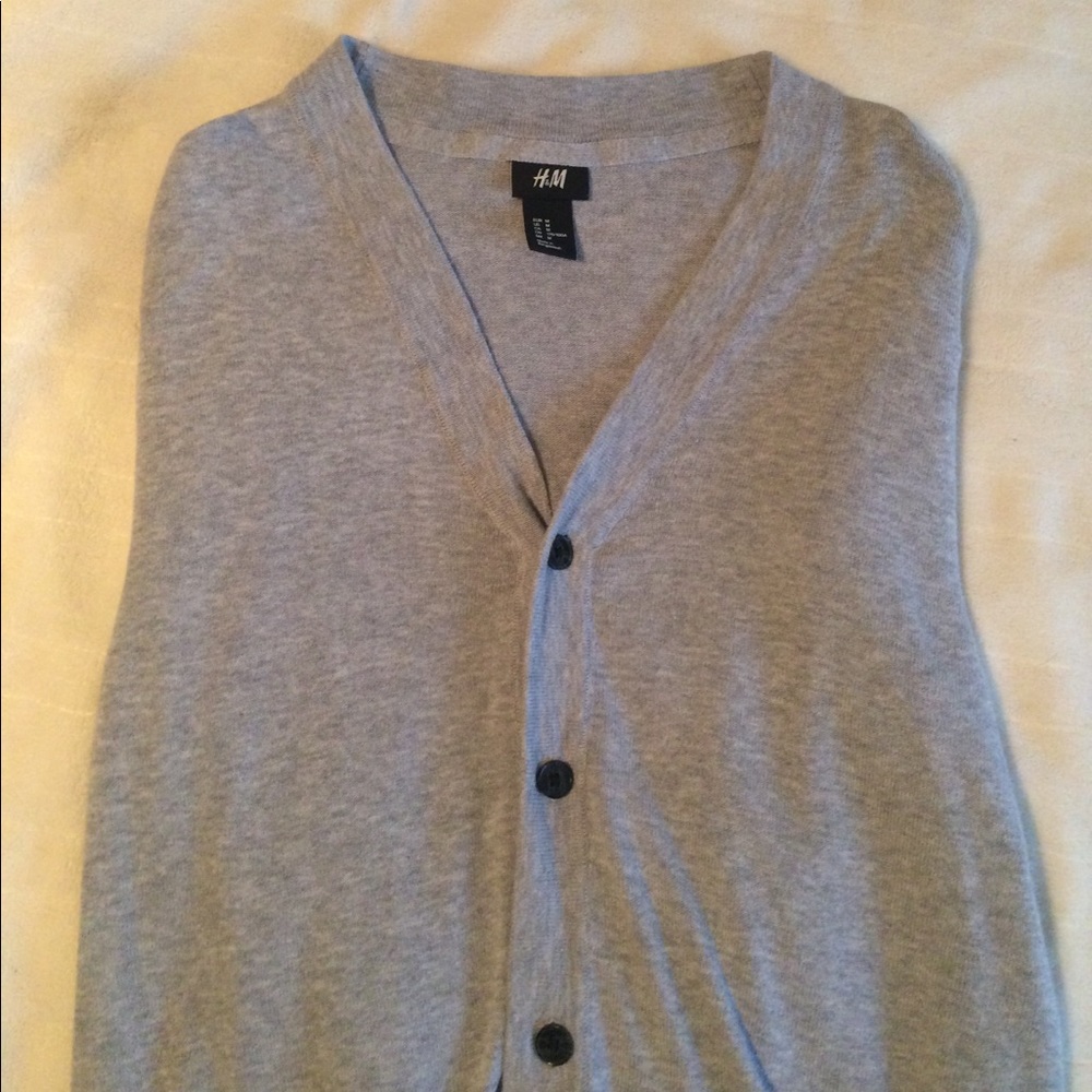 Grey H&M Men's Cardigan