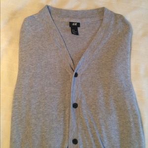 Grey H&M Men's Cardigan