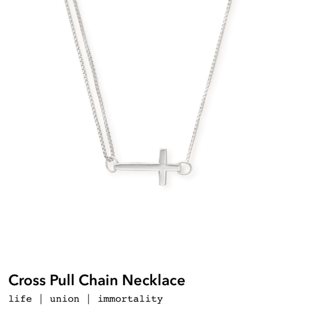 Alex and ani cross necklace