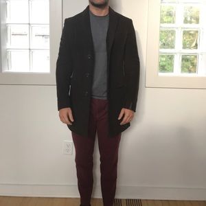 Designer Banana Republic Men's Overcoat (Small)