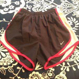 Nike Shorts- grey with pink and white