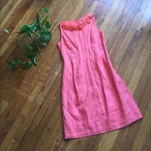Pink Linen Dress