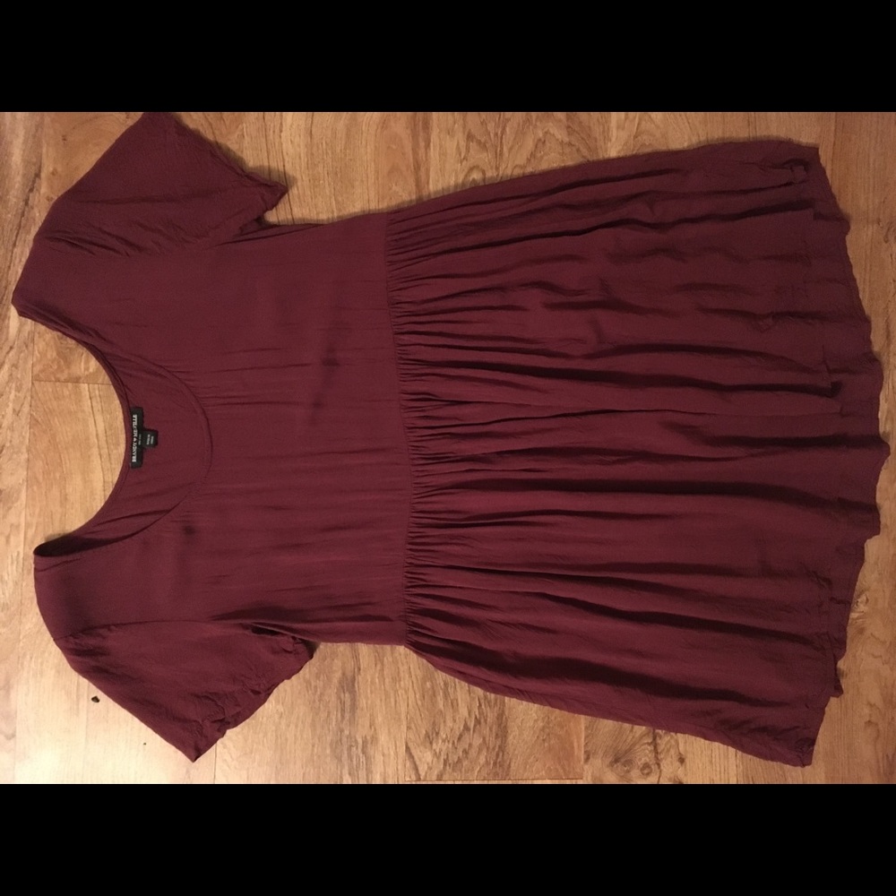 Maroon Dress