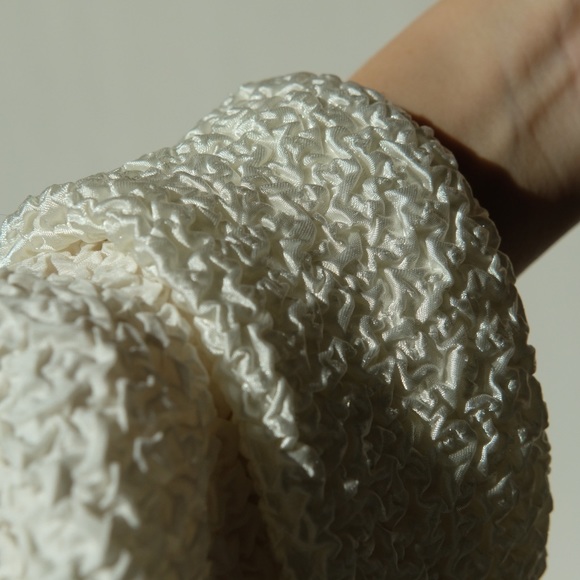 Vintage crinkled white shirt - Picture 3 of 5