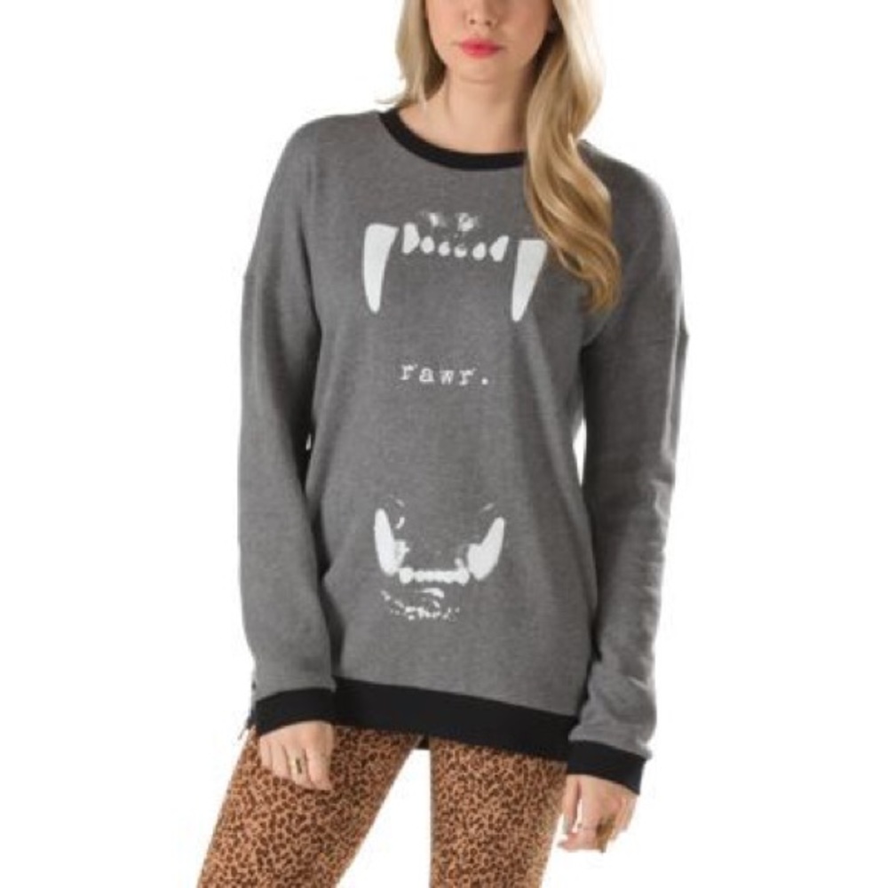 Cute Vans Long Sleeve Sweatshirt