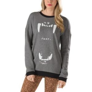 Cute Vans Long Sleeve Sweatshirt