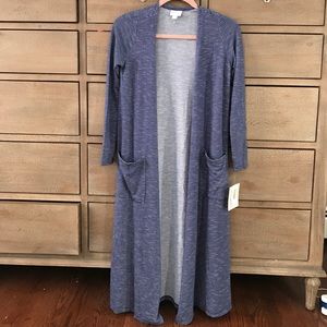 NWT LuLaRoe Sarah Duster Length Cardigan Stripe XS