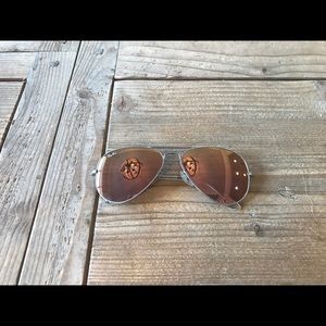 Ray Ban Aviators Light Pink Mirror