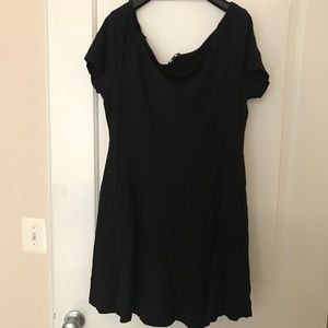 Asos off-shoulder skater dress