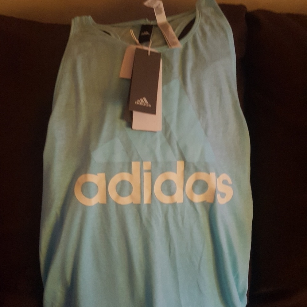 BABYBLUE Adidas  tanktop NWT