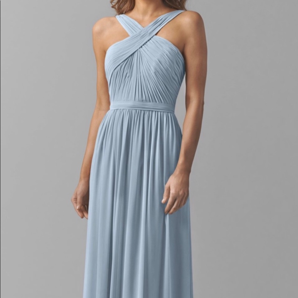 Waters Micah French Blue Bridesmaid Dress (8543i)