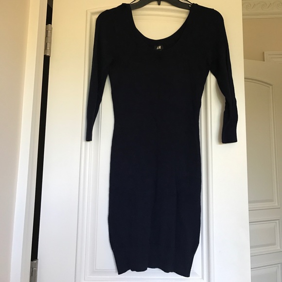 H&M Navy Sweater Dress - Picture 1 of 1