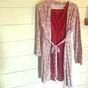 Motherhood Maternity Nursing a Gown and Robe