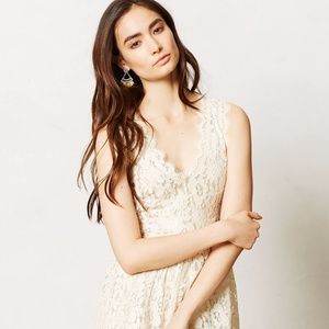 Greylin Cream Lace Dress