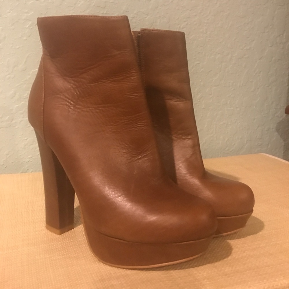 Steve Madden low calf boot camel brown