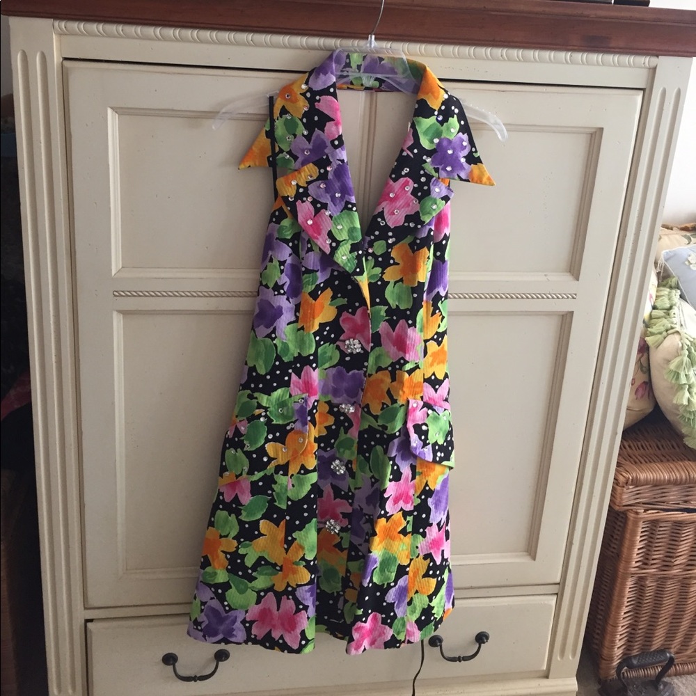 Rickie Freeman for Teri Jon Nites floral dress