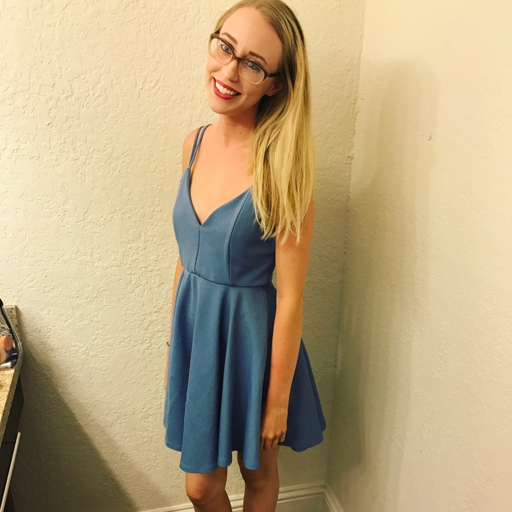 Baby Blue Windsor Dress