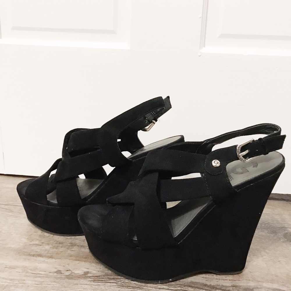 Guess Platform Wedges