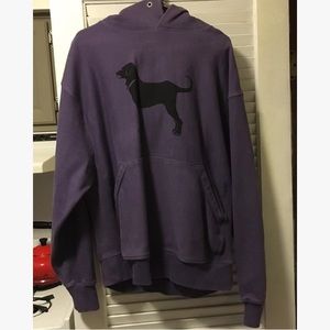 Women's Heavy Weight Black Dog Sweatshirt