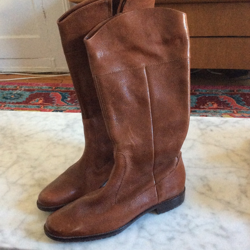 LLBean Signature leather riding boots.