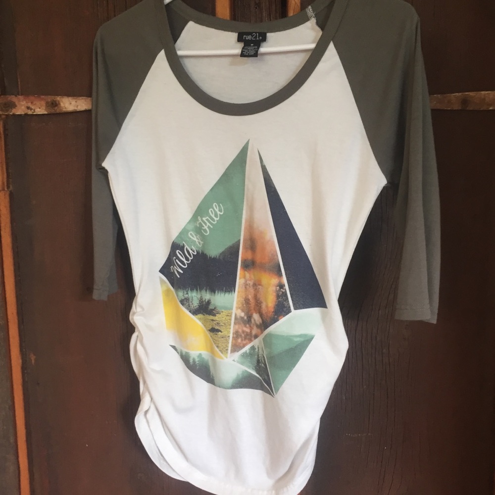 Rue 21 quarter sleeve shirt.
