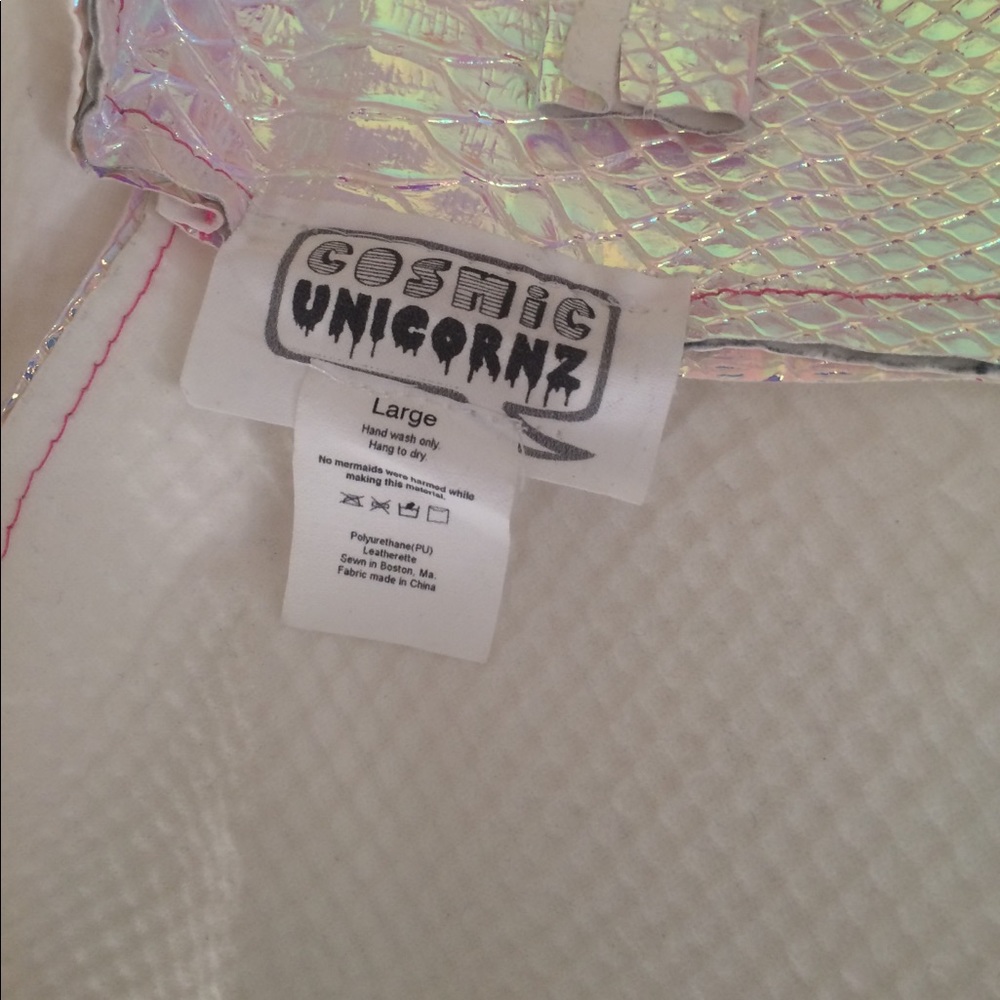An Awesome Metallic Holographic Jumper Dress - Picture 3 of 5