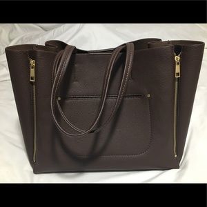 Ann Taylor large signature tote