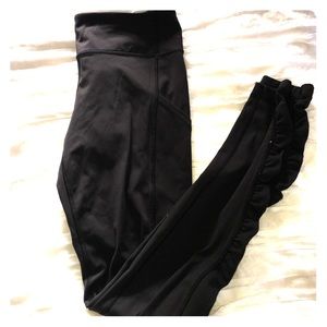 Black Lululemon Running Tights