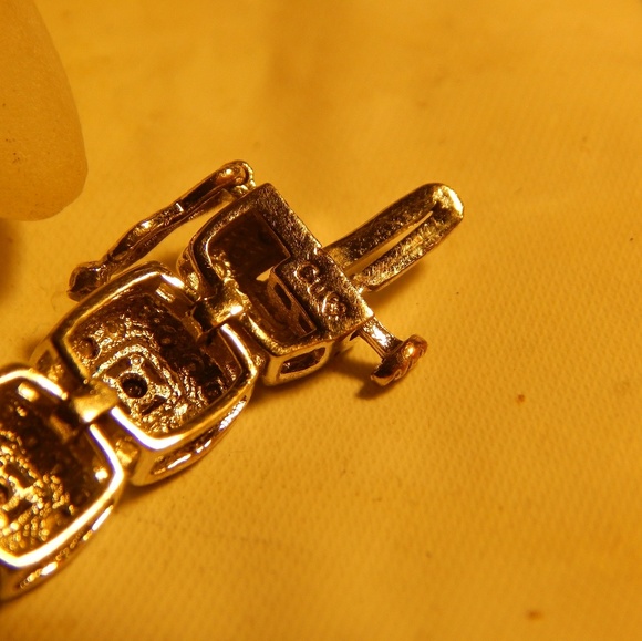 Women 925 Silver & Black Bracelet - Picture 3 of 4