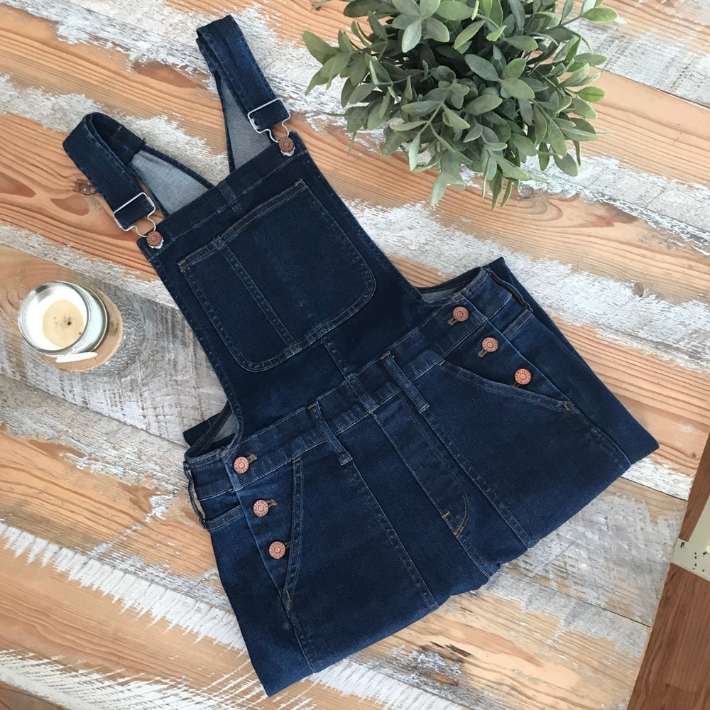 Madewell Skinny Overalls in Jude Wash