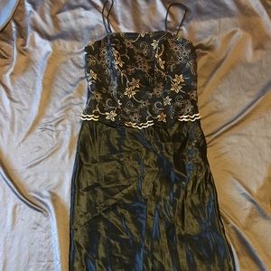 Black And Gold Dress