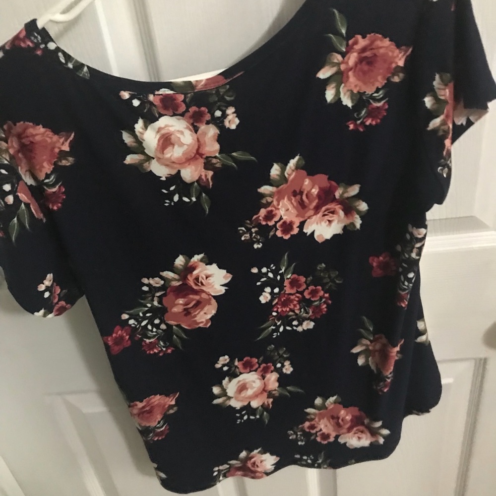 Deep cut v-neck