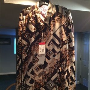 VERSACHE men's silk shirt