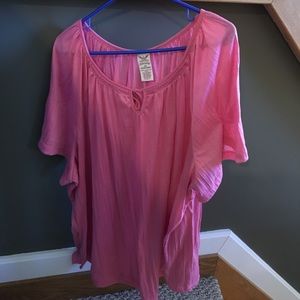 Faded Glory light pink tee