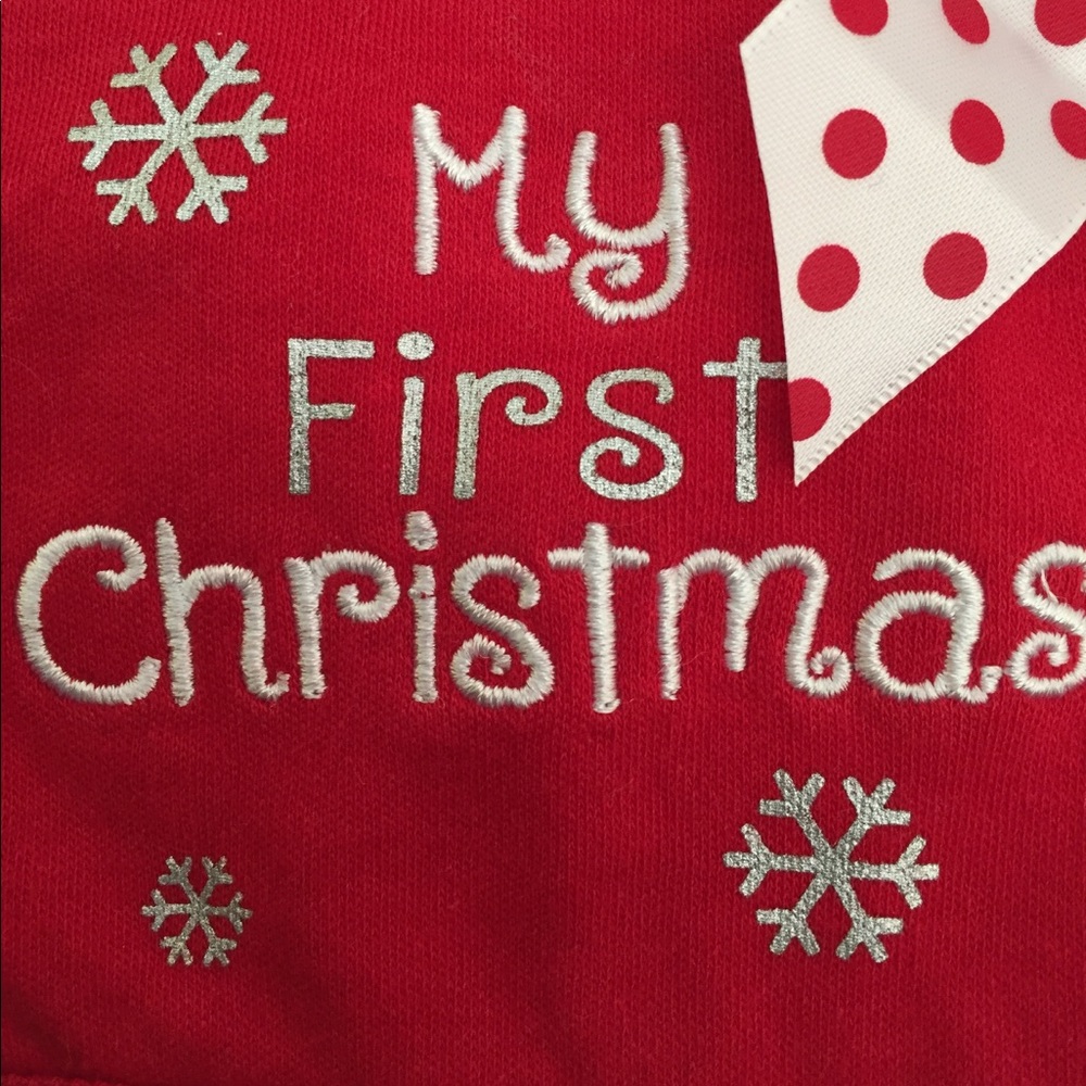 My First Christmas bib