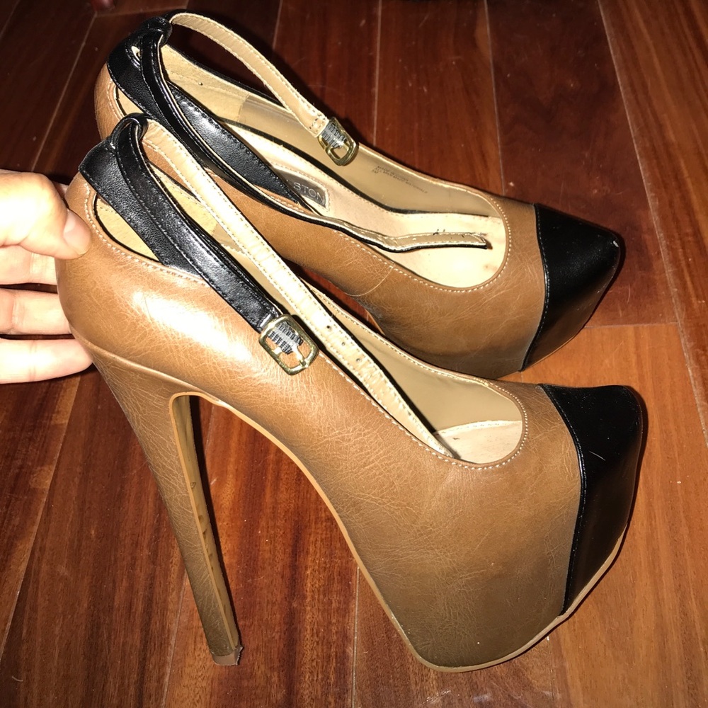 Bakers Black and brown heels