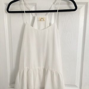 DRA Silky Peplum Tank