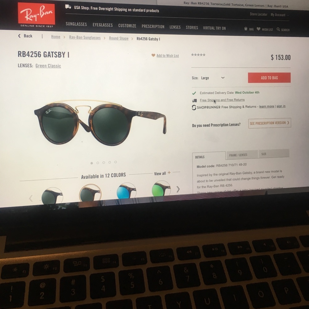 rayban gatsby 1 sunglasses