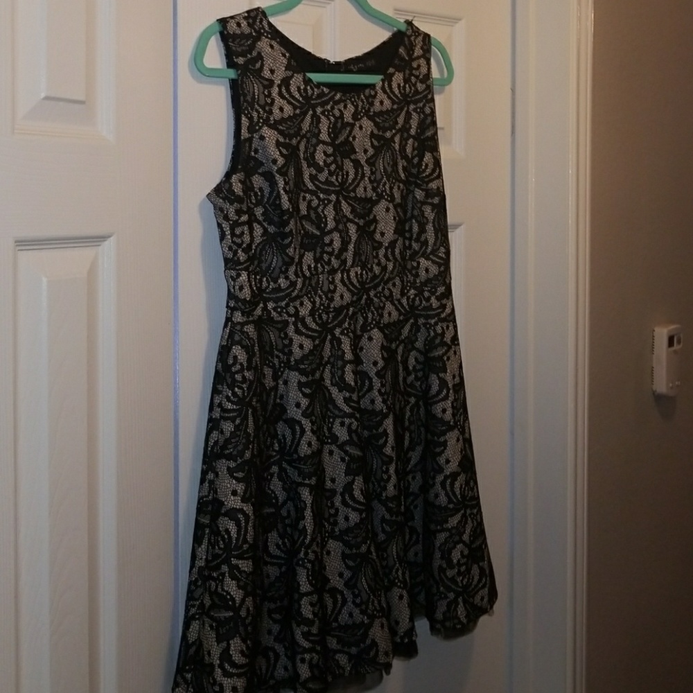 Black cocktail dress