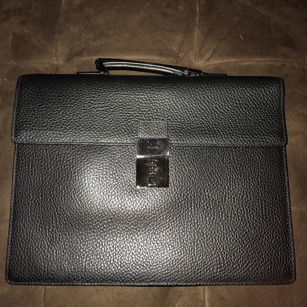 Black Gucci Briefcase