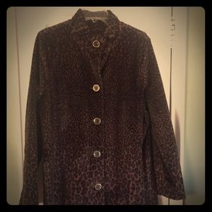 Isaac Mizrahi leopard coat
